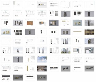 高端小区VI导视标识系统