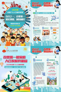 2025全国人口抽样调查海报