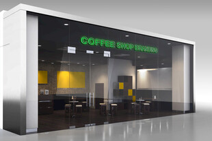 现代玻璃办公空间展示