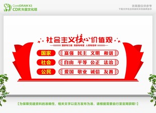 社会主义核心价值观展示墙