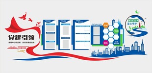 办公室文化墙模板