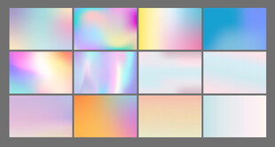 幻彩渐变背景色卡