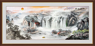 大厅山水画