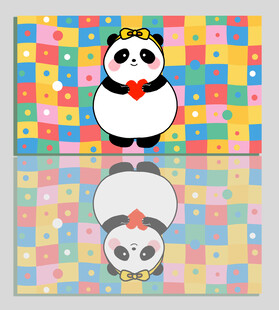 小熊猫桌面壁纸背景图