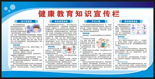 健康教育知识宣传栏
