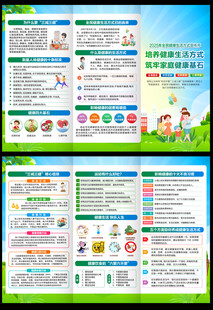 2025年全民健康生活方式折页