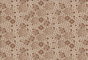 复古花纹图案背景