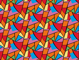 多彩几何图案背景