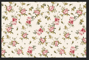 复古花卉图案布料