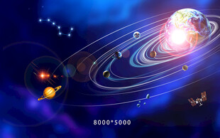 梦幻璀璨的星际景象