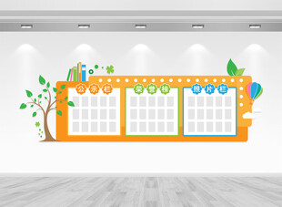 小组评比栏文化墙