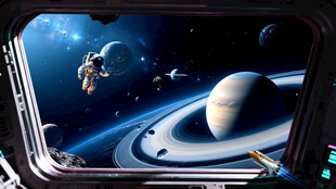 太空舱外科幻场景