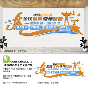 全民健身文化墙