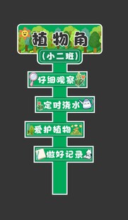幼儿园植物角 KT板牌