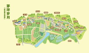 茅坪水月旅游观光图