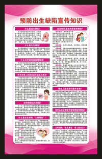 预防出生缺陷日海报
