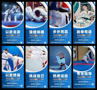 跆拳道海报