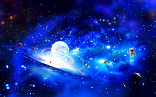 蓝色星空