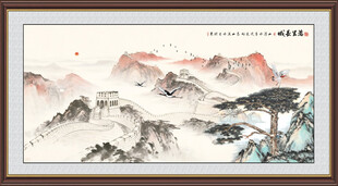 万里长城国画