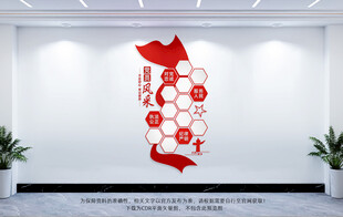 竖版党员风采墙