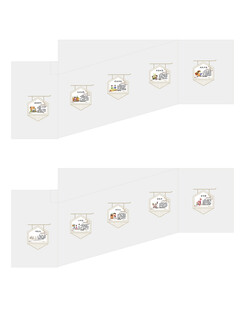 小学楼道励志标语造型展板
