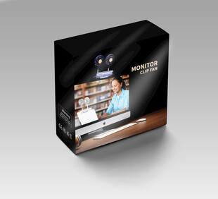 黑色电子产品包装盒展示