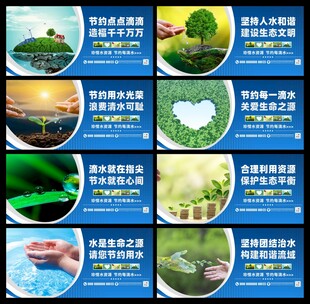 节约用水展板