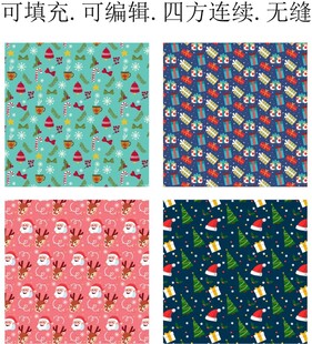 圣诞老人  圣诞帽  圣诞图案