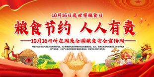 全国粮食安全宣传周展板