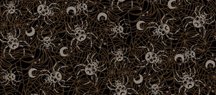 黑色底花卉图案纹理