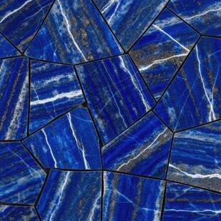 蓝色条纹马赛克瓷砖图案