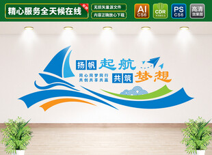 企业标语文化墙