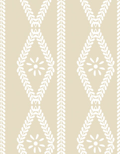 米白色蕾丝花纹图案