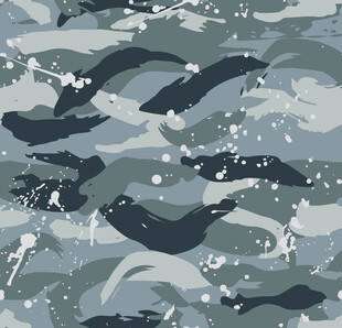 抽象海浪图案纹理背景