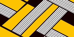 几何线条拼接抽象图案