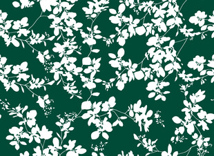 绿色底白色碎花图案背景