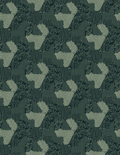 几何图案狗形花纹背景