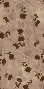 复古花卉图案布料纹理