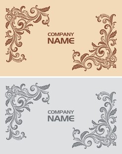 复古边框欧式花边