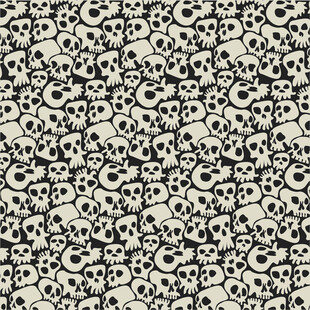 复古黑白花纹图案