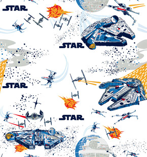 星球大战主题飞船图案设计