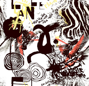 抽象艺术涂鸦图案设计