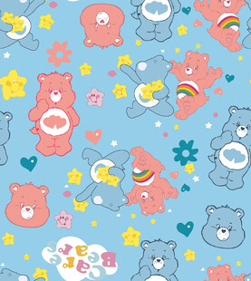 可爱小熊卡通图案背景