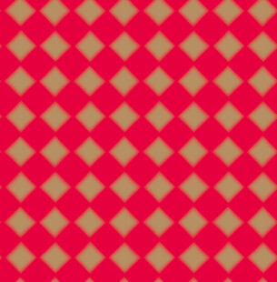 红色金色菱形图案背景