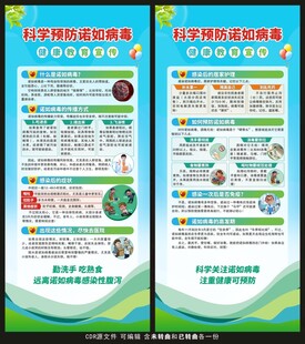 预防诺如病毒展架