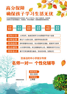 辅导班传单高分秘籍学习无忧