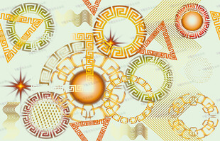 多彩几何图案装饰元素