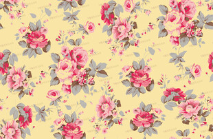 复古花卉图案背景