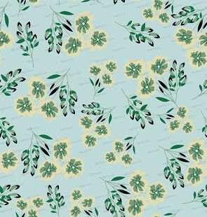 清新花卉图案背景