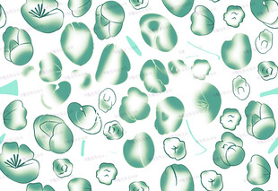 清新绿调水滴图案纹理